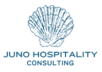 Orange square with white text: