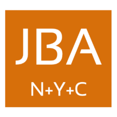 Orange square with the letters 