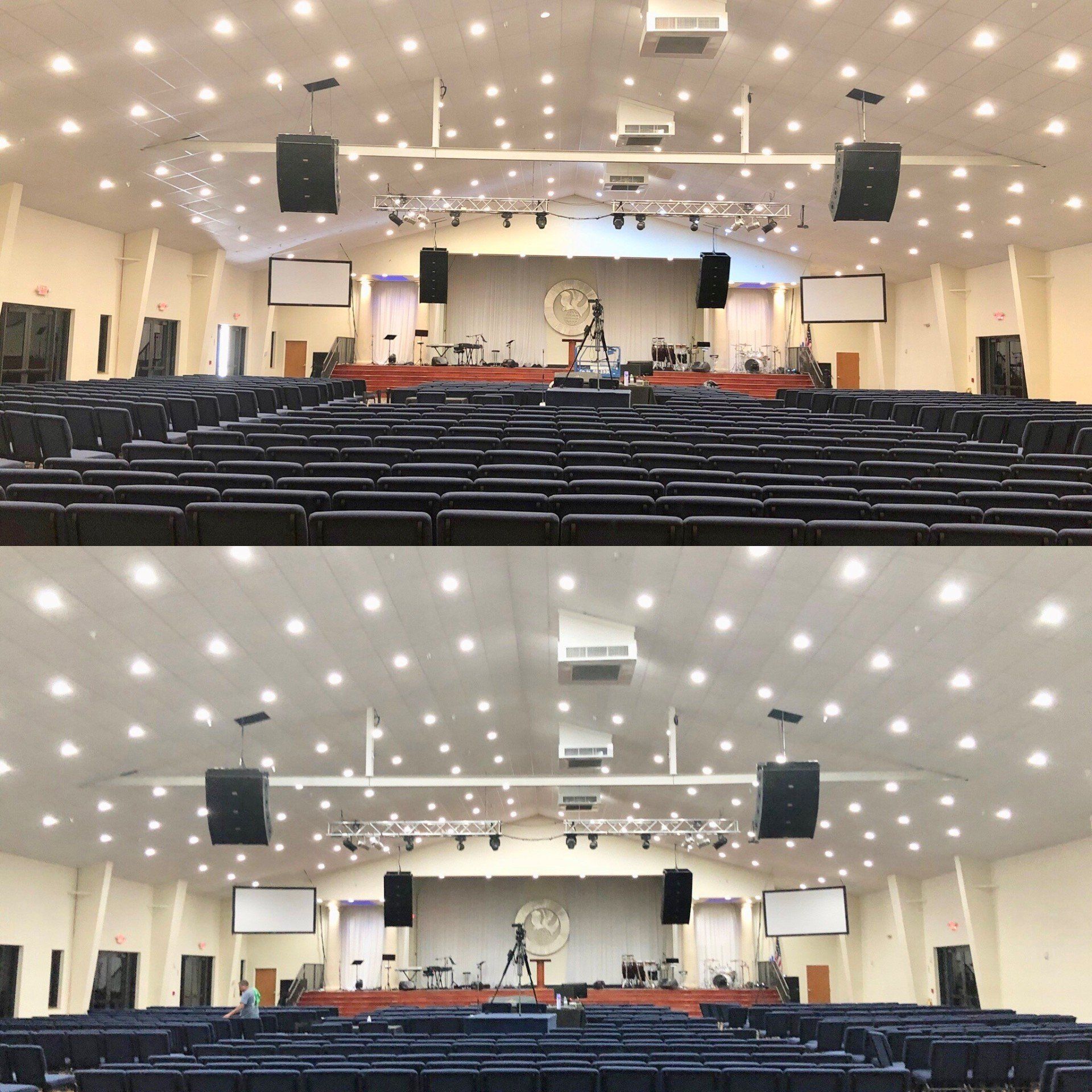 Hall With Newly Installed Lights — Naples, FL — Kingdom Electric
