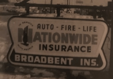 Sign for Nationwide Insurance,