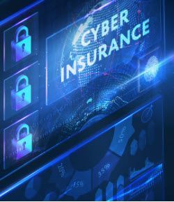 A computer screen with the words `` cyber insurance '' written on it. - Newark, DE - Lisa Broadbent Insurance Inc