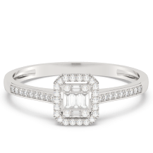 Zilveren aanzoeksring met diamant Juwelier Hendriksen Rhenen