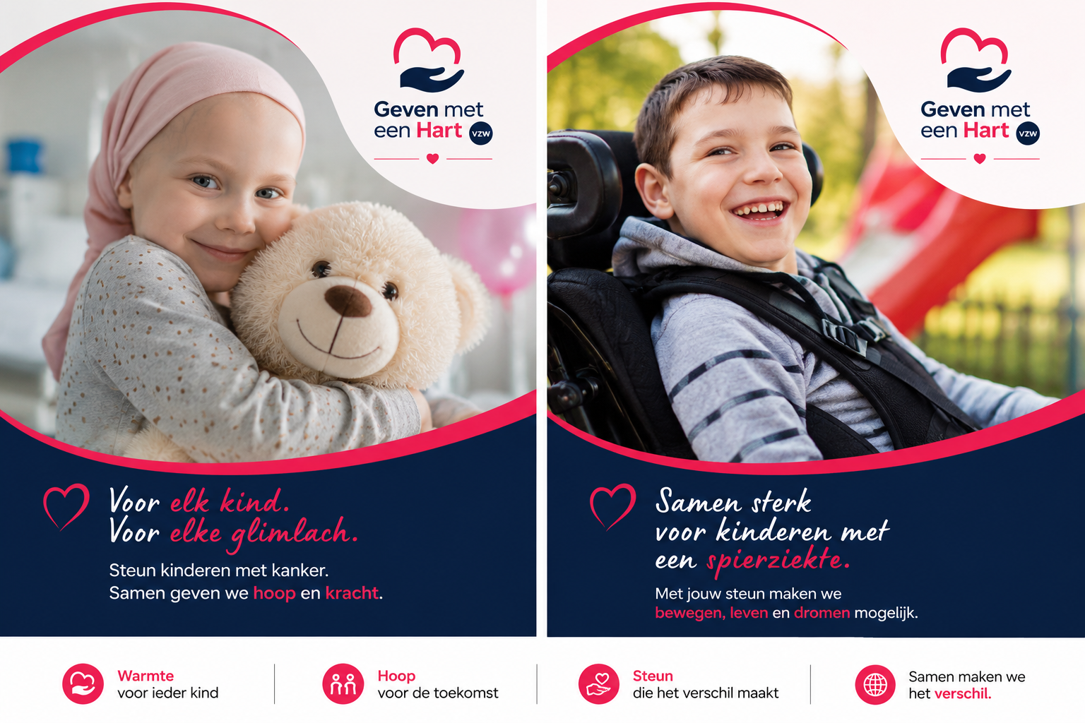 Van 72% naar 81% overlevingskans 
Dankzij jouw donatie
Een mooie vooruitgang, maar we zijn er nog niet. 100% genezing van kinderkanker, dát is ons doel. Want nog steeds overleeft 1 op de 5 kinderen het niet. Door wetenschappelijk onderzoek ontdekken we steeds meer over kinderkanker en stijgt de overlevingskans van zieke kinderen. Hiervoor is elke donatie of actie meer dan welkom. Help je mee? 