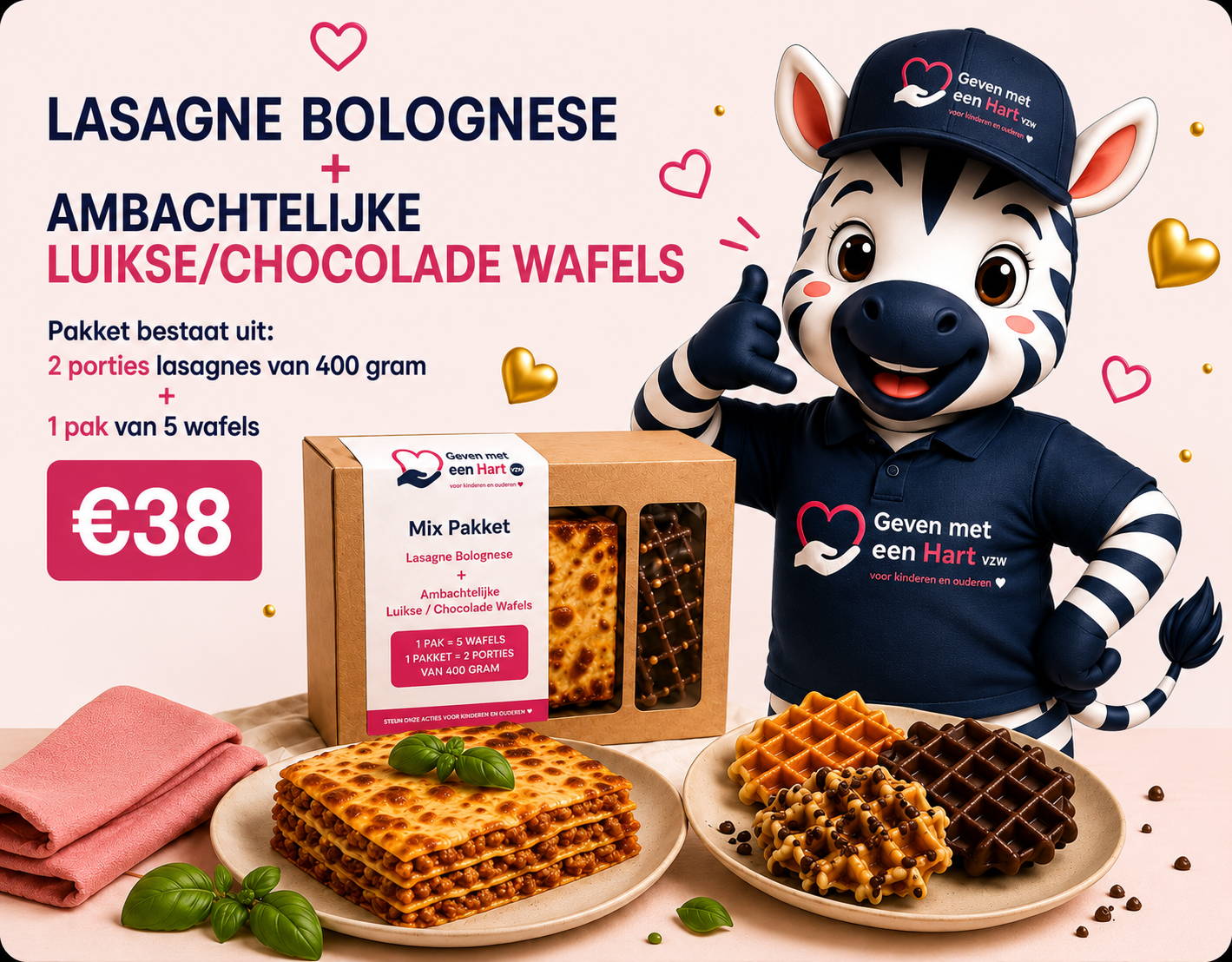 Wafels en lasagne, 