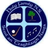 The logo for holy family n.s. school in scotland