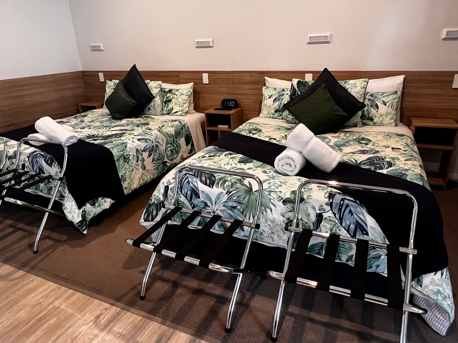 Bedroom With A White Queen Size Bed — Merriwa Motor Inn & Motel In Merriwa NSW