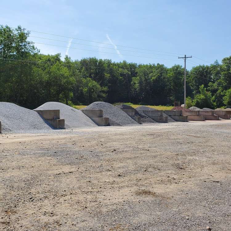 Concrete Mixer, Sand and Tools at Construction Site — Lincoln Park, MI — Dix Block and Supply Company Inc.