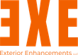 an orange logo for exterior enhancements llc