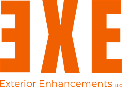 an orange logo for exterior enhancements llc