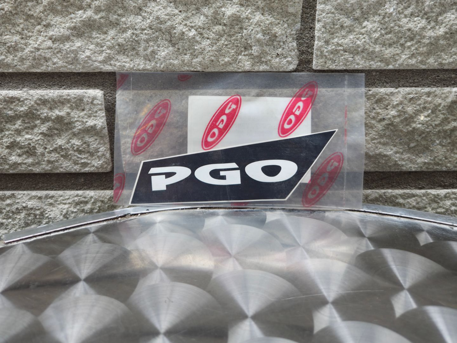 Sticker PGO windscherm (C1601590000)