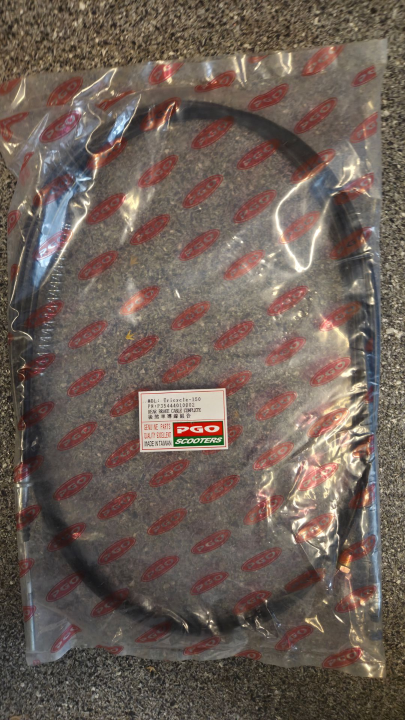 Remkabel achter T-REX 150 tricycle (P35444010002)