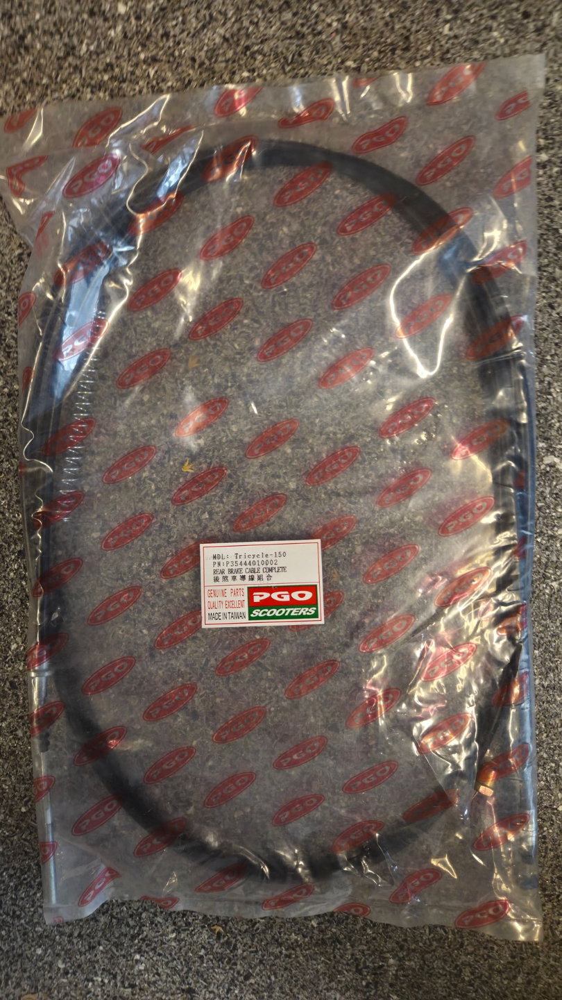 Remkabel achter T-REX150 tricycle (P35444010002)