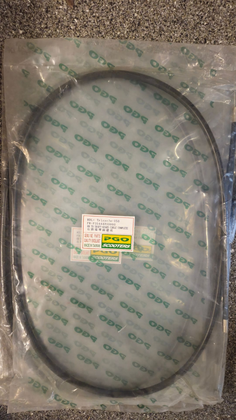 Transmissie kabel T-REX150 recht naar transmissie (P35444810000)