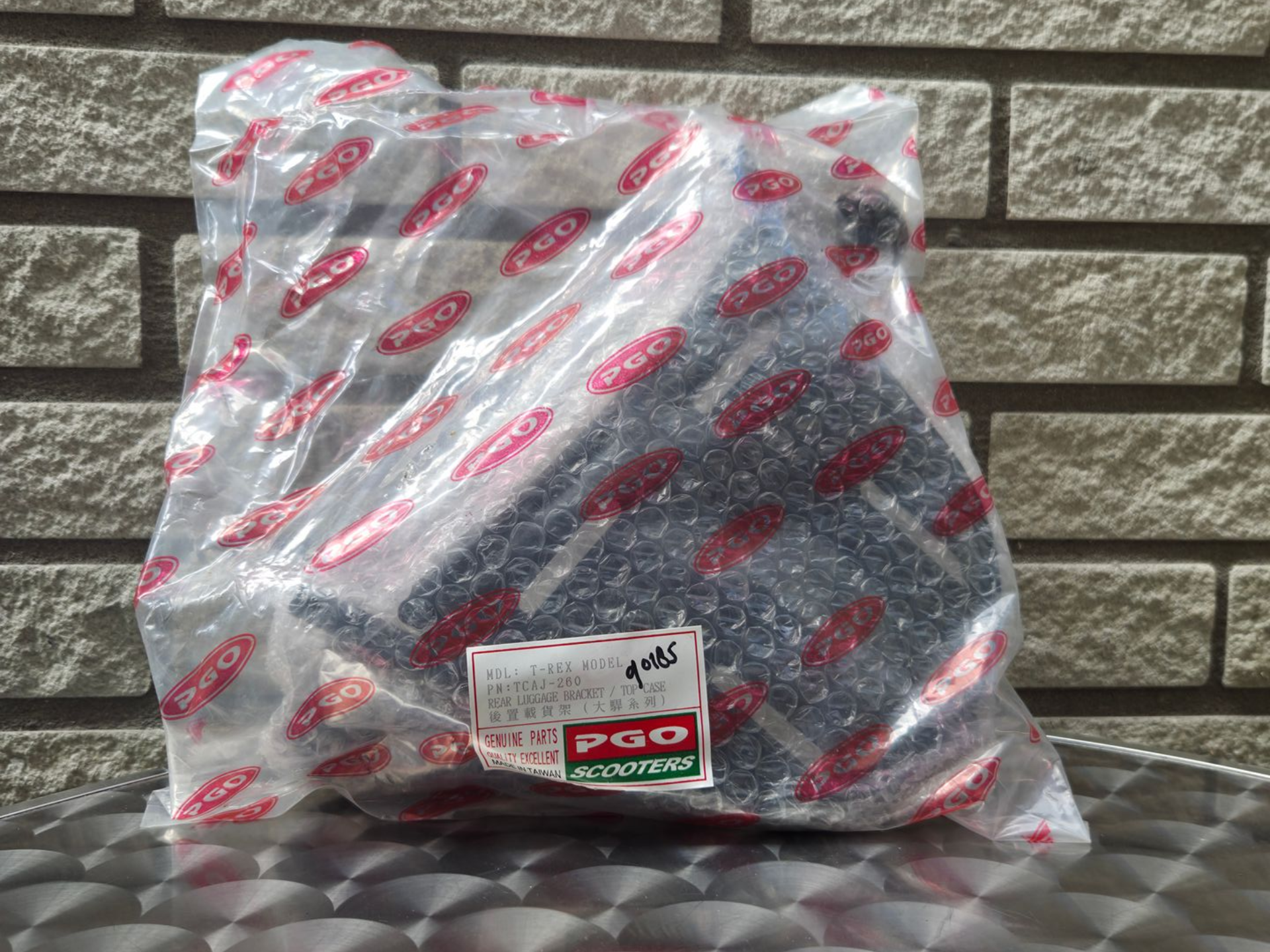 Topkoffer bevestiging T-REX scharnierbaar (TCAJ-260)