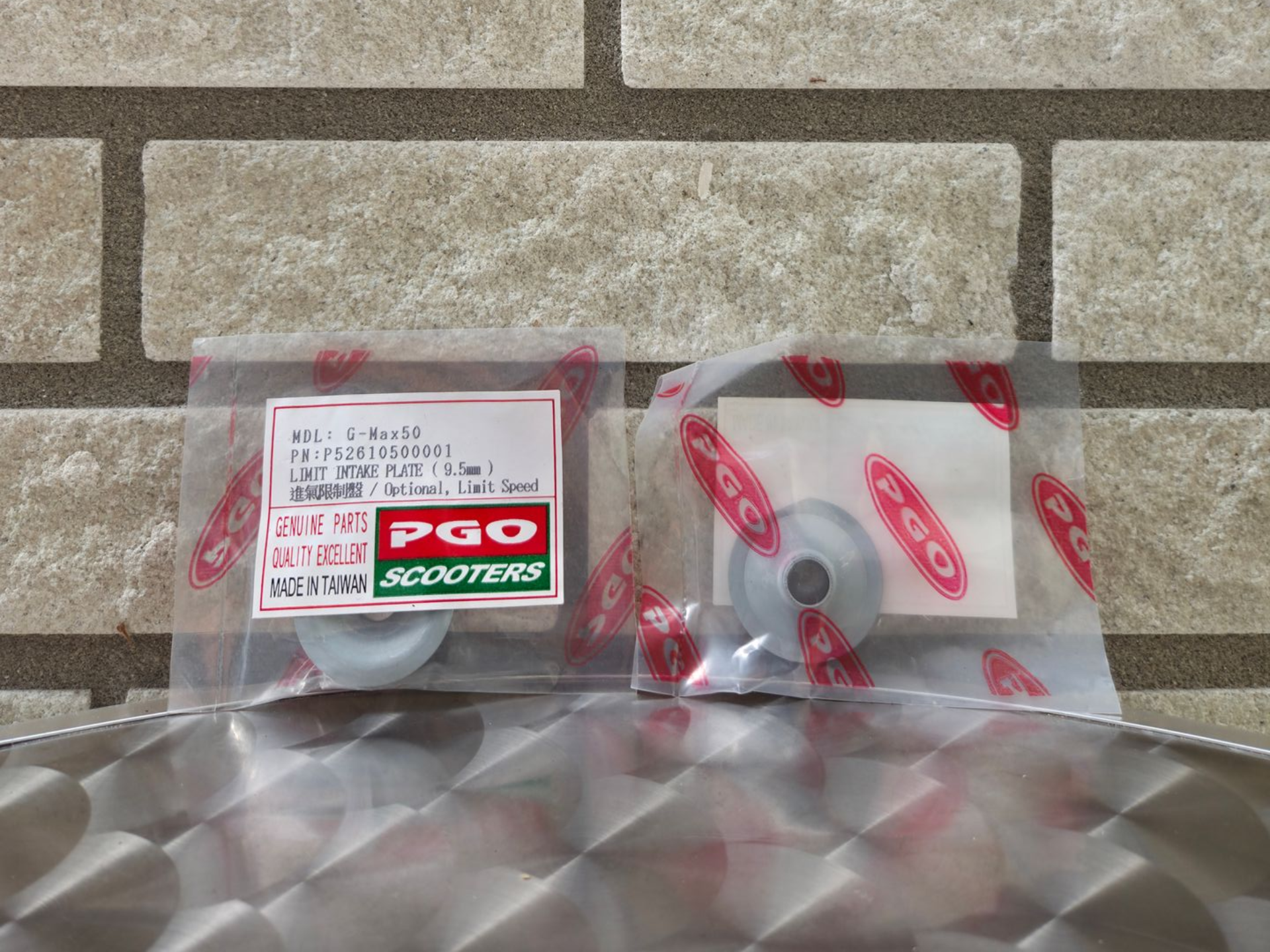 Limiter inlaat PGO 9.5mm (P52610500001)