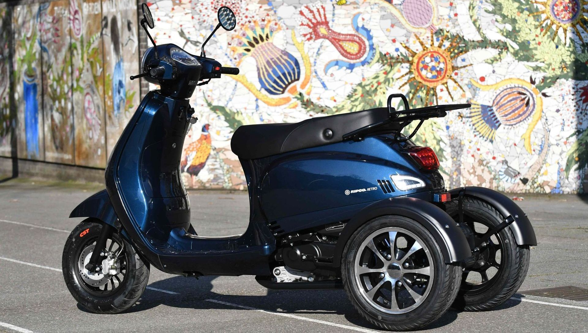 Three-wheeled scooters