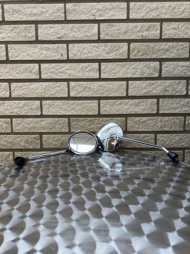 spiegel 3 wielscooter chrome