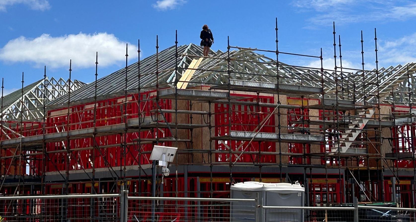 New House Being Built In Residential Area — R3 Construction In O'Connor, ACT