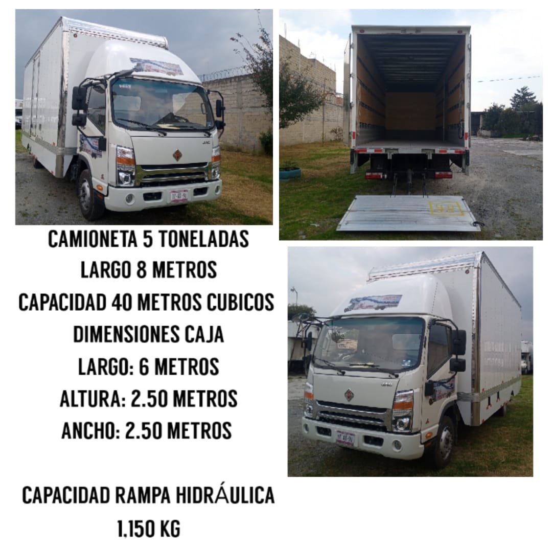 TRANSPORTES SÁNCHEZ - CAMIONETA 5 TONELADAS