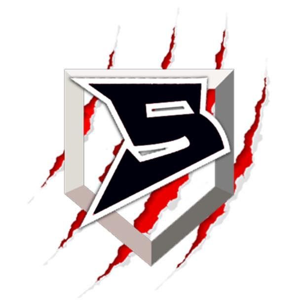 A black and white logo with the letter b on it