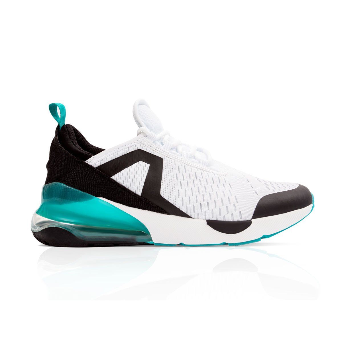 Women Black, White and Blue Running Shoes