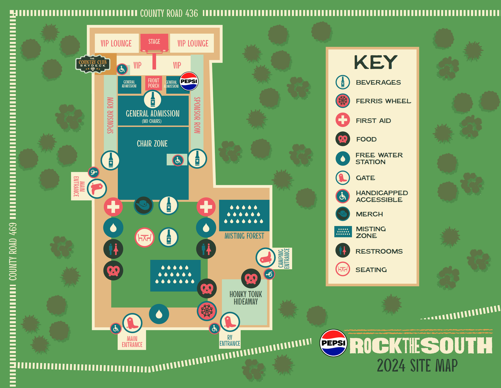 rock the south festival map