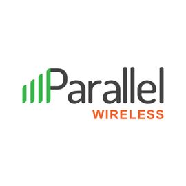 The parallel wireless logo is green and orange on a white background.