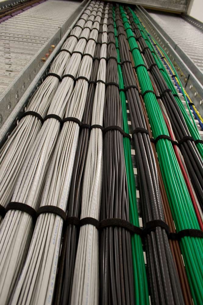 A Bunch Of Wires Are Lined Up In A Row — EESI Electrical Contractors In Ballina, NSW