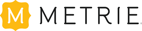 A logo for a company called m metrie