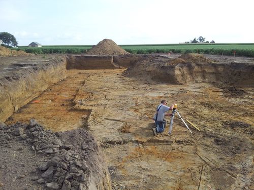 Demolition — Man on Excavated Land in Mendota, IL