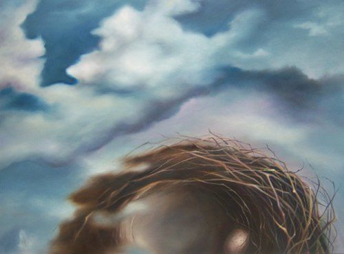 Sky Nest, 30 inches by 40 inches, oil
