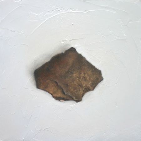 Stone #22, 5 inches by 5 inches, oil on panel