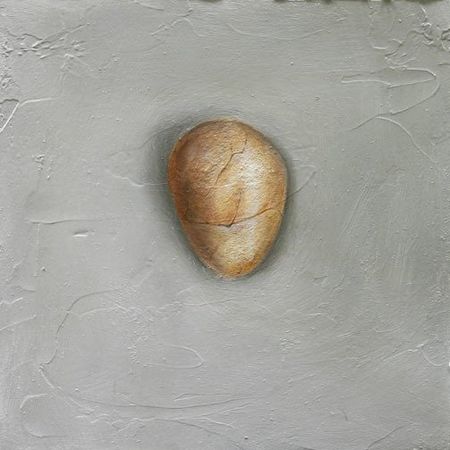 Stone #24, 5 inches by 5 inches, oil on panel
