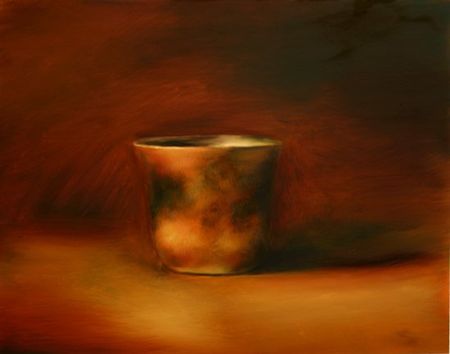 Silver Cup, 11 inches by 14 inches, oil