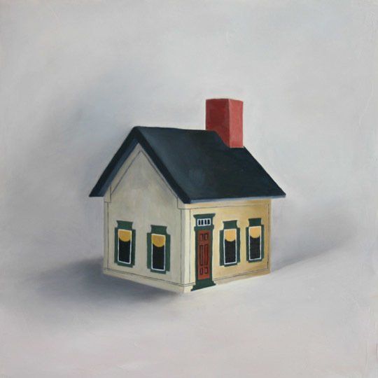 House, 2016, 12 inches by 12 inches, oil on panel