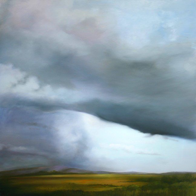 Montana, 2018, 36 inches by 36 inches, oil on panel