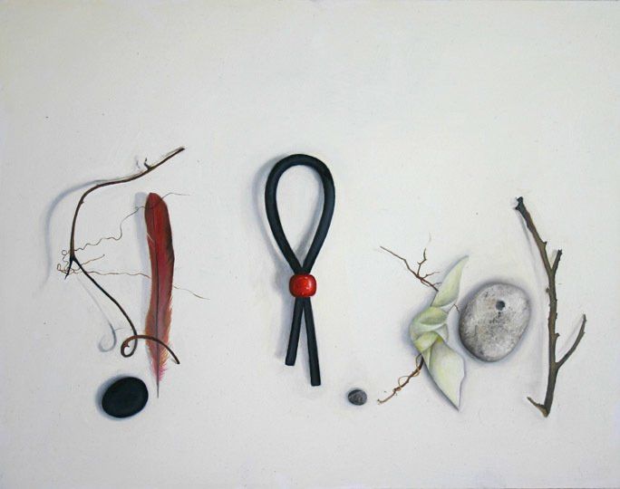 Nest Number 2, 2018,11 inches by 14 inches, oil on panel