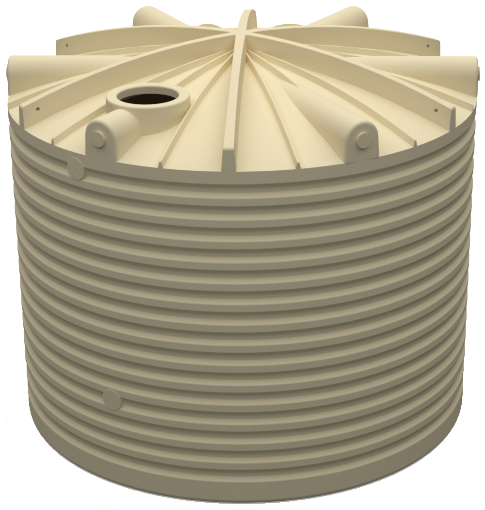 15000 Litre Round Poly Water Tank QLD