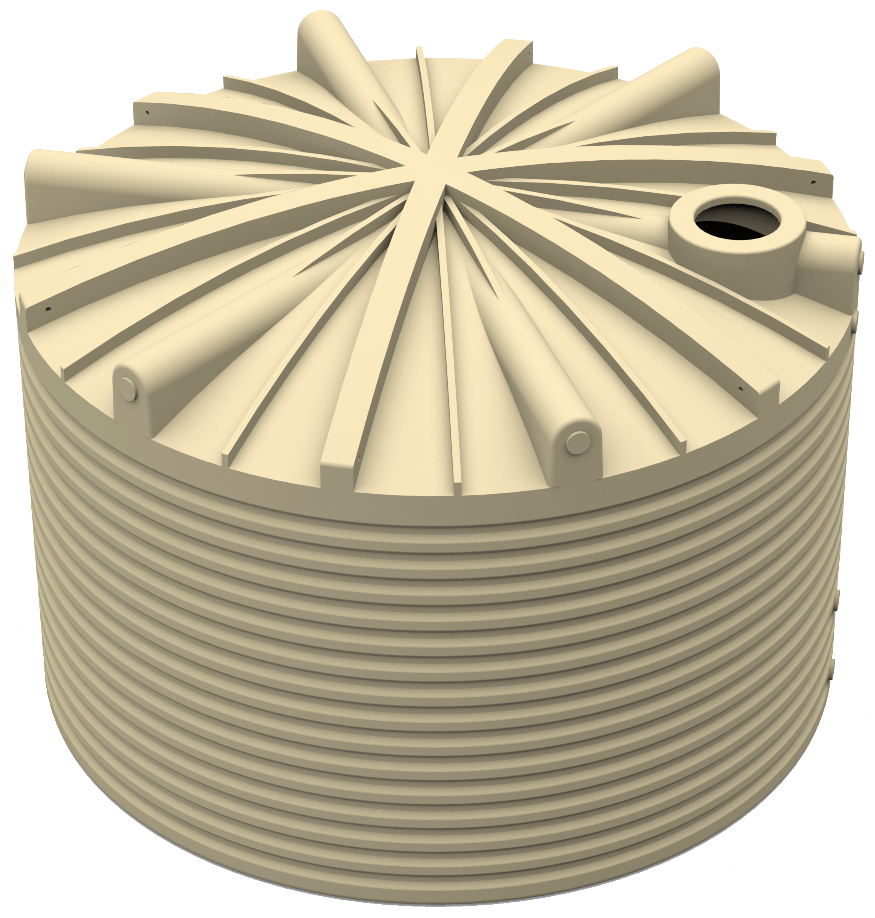 25,000 Litre Round Poly Water Tank 25000 Litre Round Poly Water Tank QLD