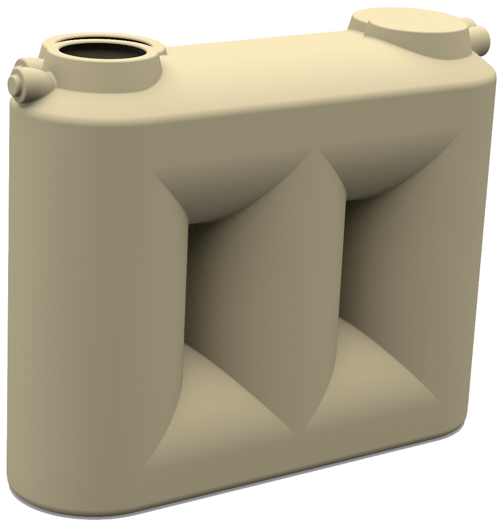3,000 Litre Slimline Poly Water Tank 3000 Litre Slimline Poly Water Tank QLD
