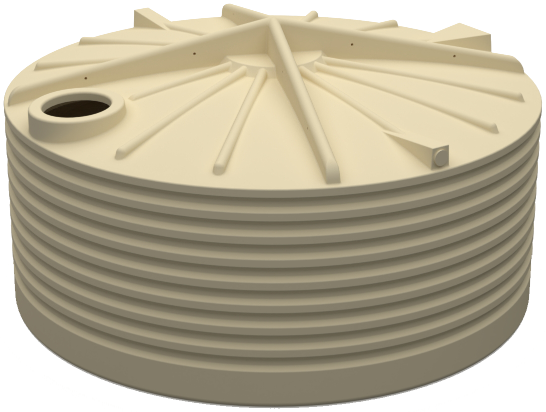 9,500 Litre Round Poly Water Tank 9500 Litre Round Poly Water Tank QLD
