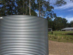 Round Bluescope Aquaplate Steel Water Tanks Gold Coast QLD