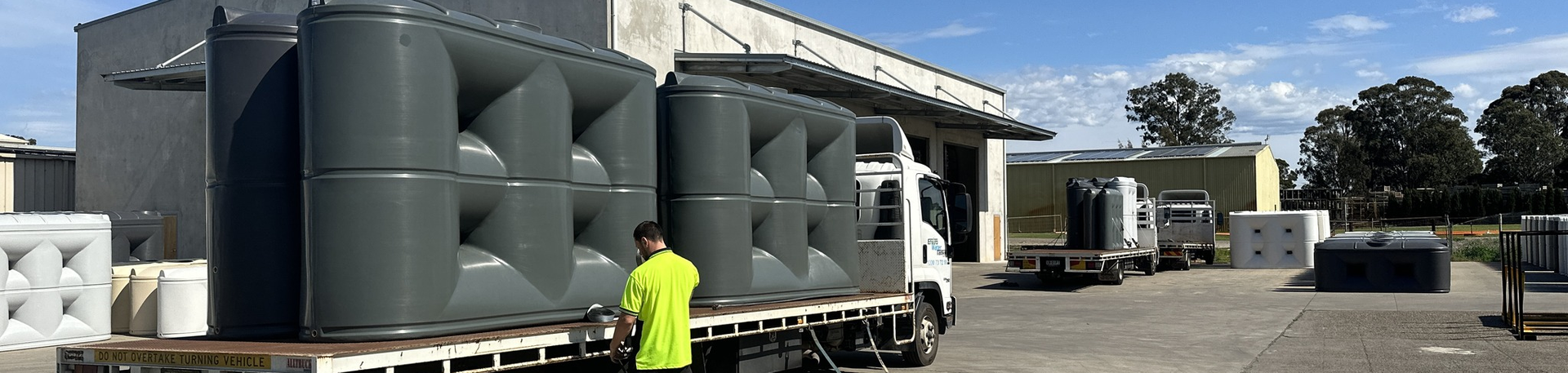 Slimline Poly Water Tanks Gold Coast QLD