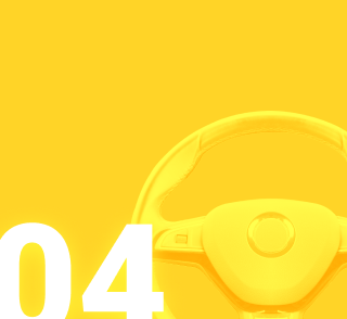 A yellow background with the number 04 on it | Brutus Auto