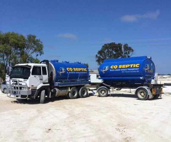 Septic Tank Trucks — Septic Cleaning in Central Highlands, QLD