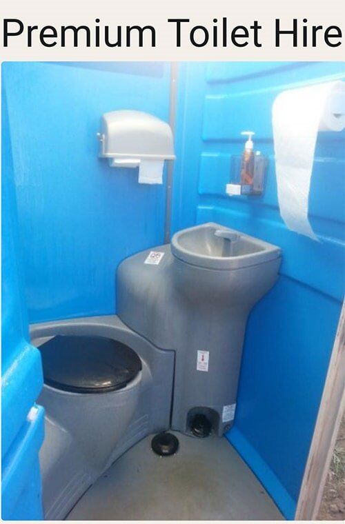 Inside Portable Toilet — Waste Management in Yeppoon, QLD