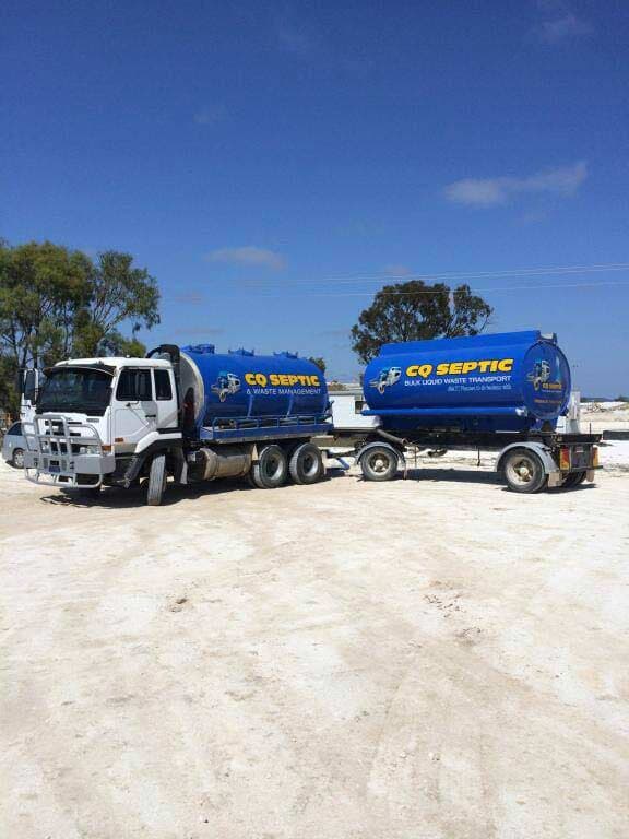 Spetic Tanker Parked — Waste Management in Yeppoon, QLD
