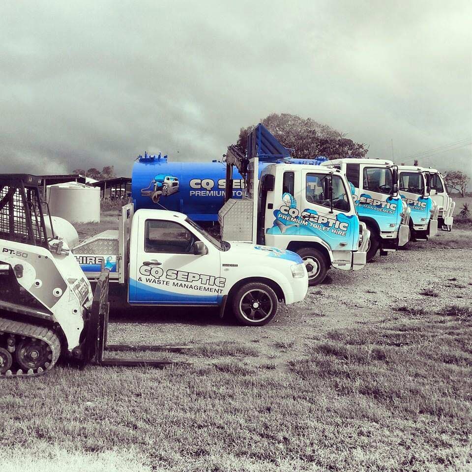 CQ Septic Fleet of Vehicles — Waste Management in Yeppoon, QLD