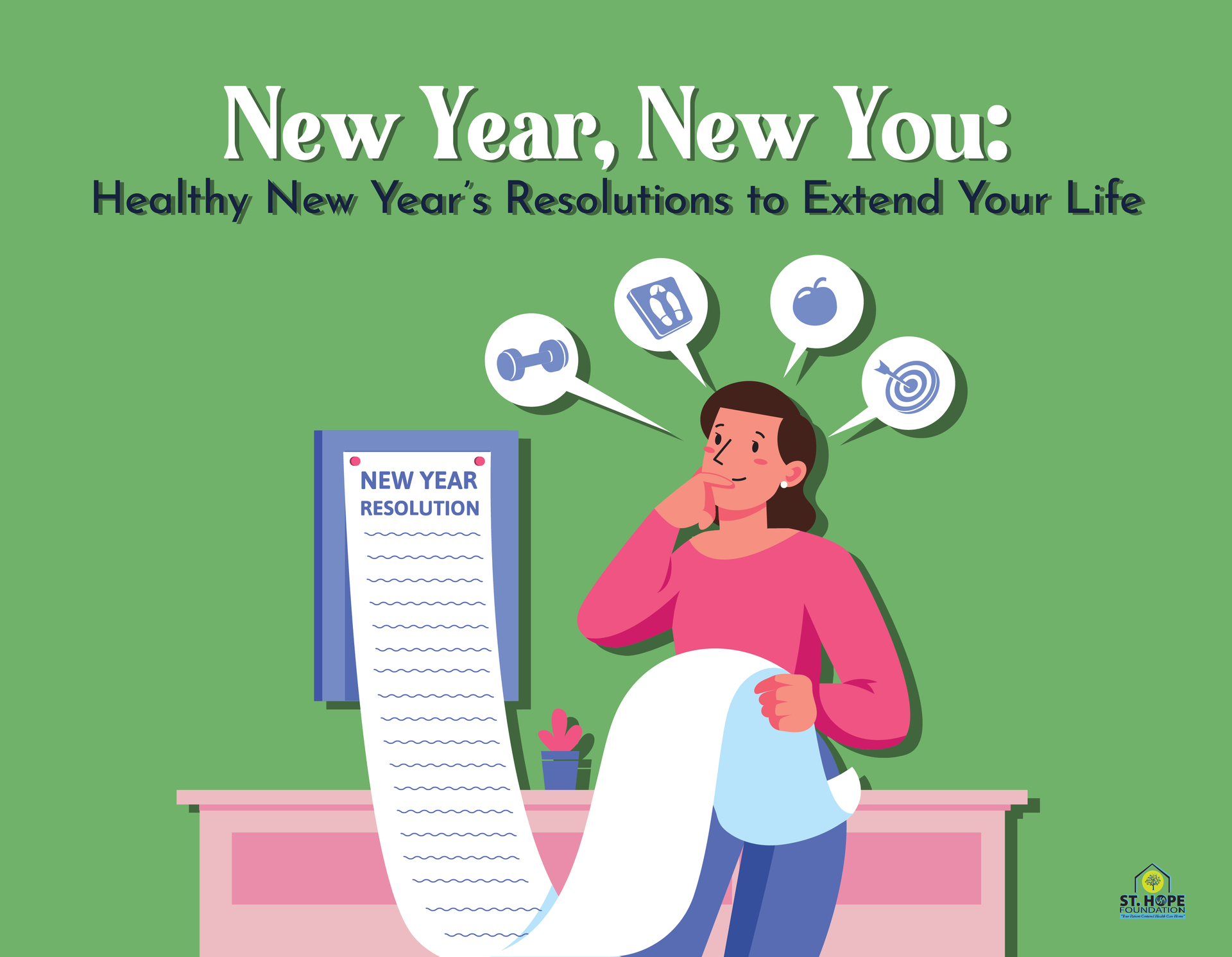Healthy New Year’s Resolutions to Extend Your Life St. Hope