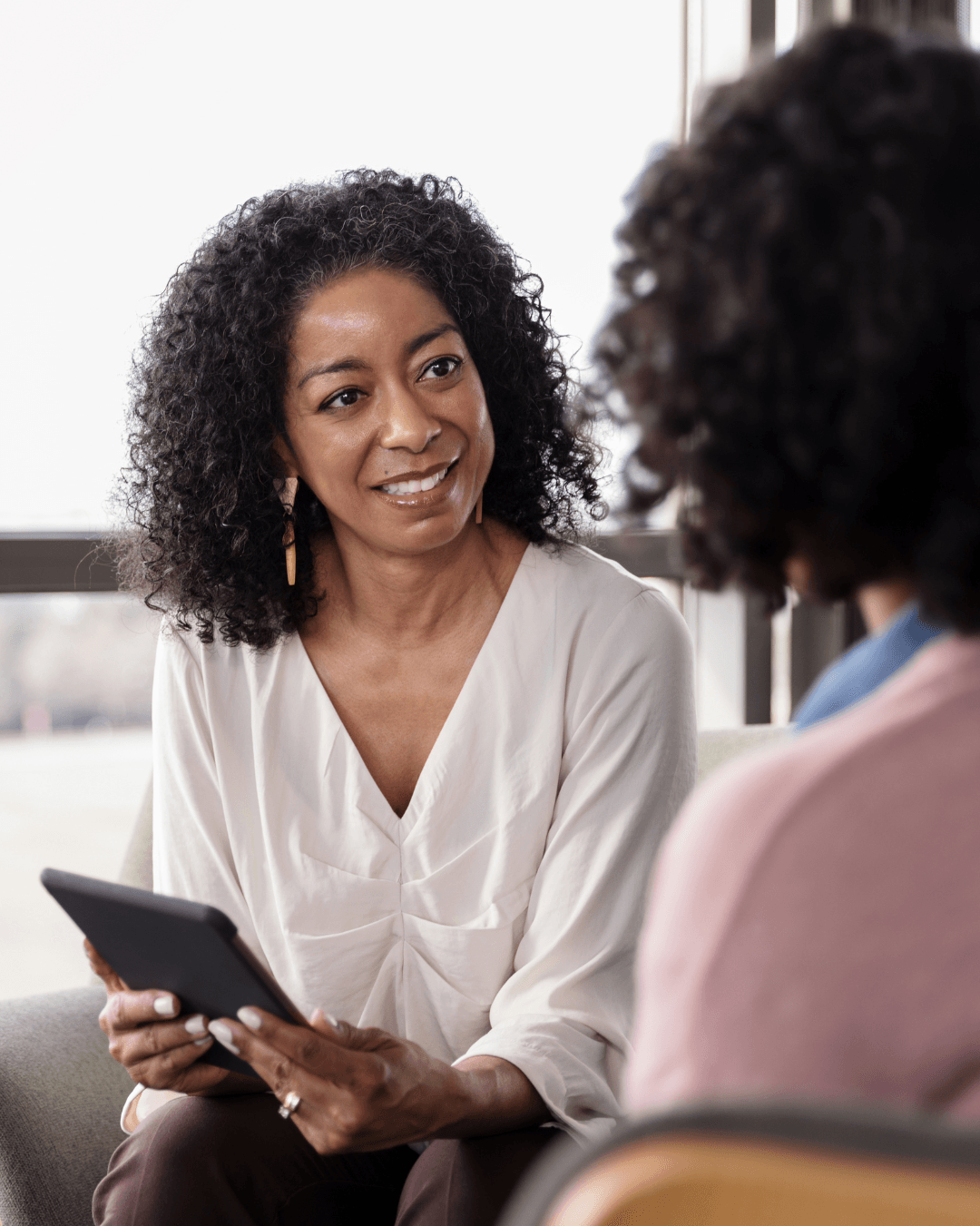 Houston TX behavioral health doctor talking to patient